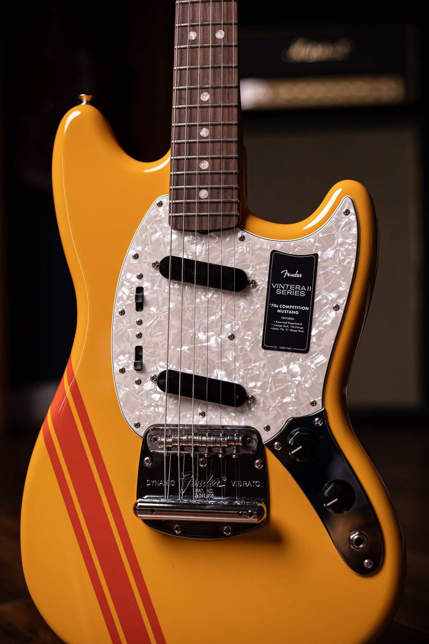 Fender Vintera II '70s Competition Mustang Electric Guitar - Competition Orange