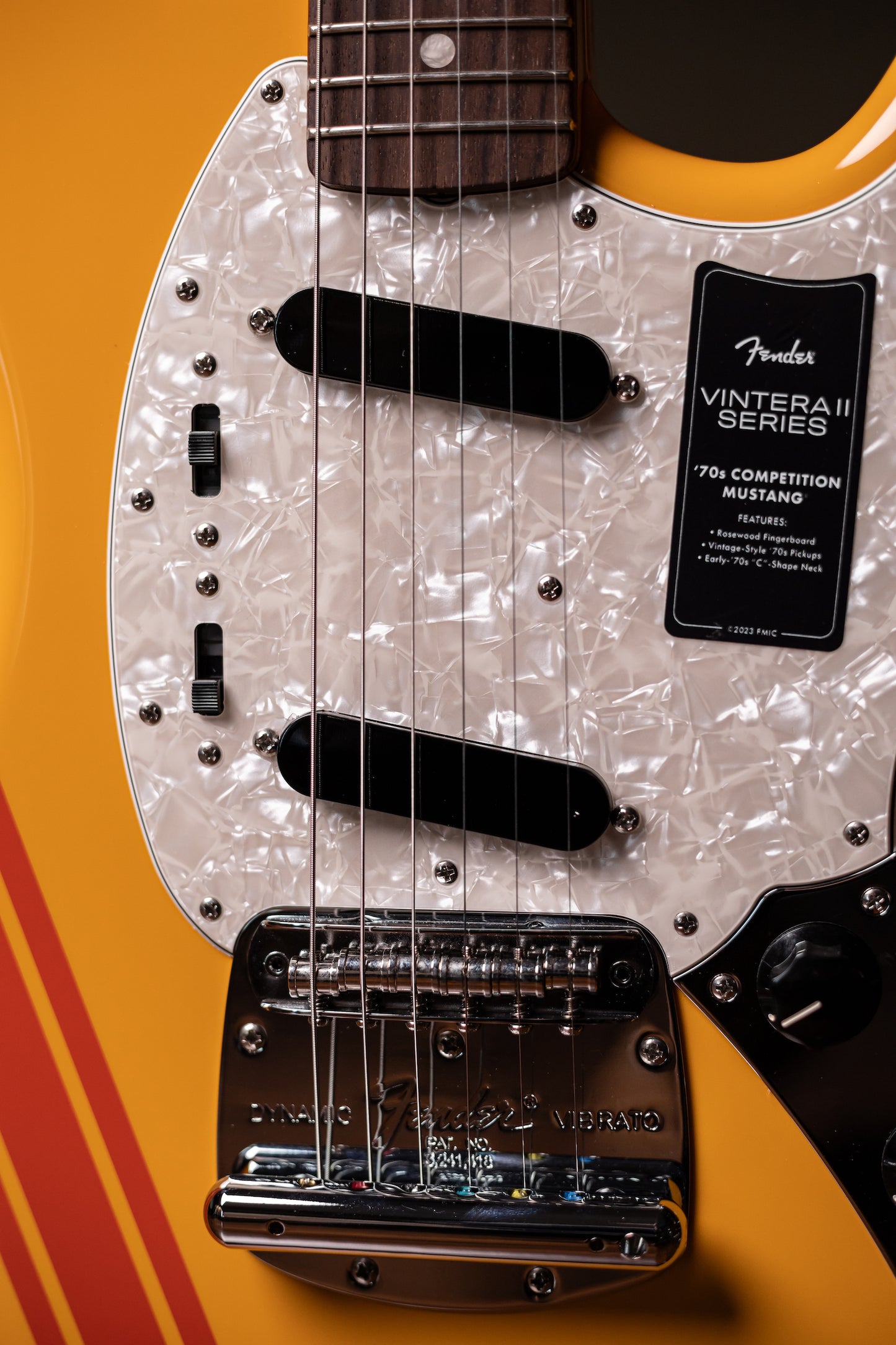 Fender Vintera II '70s Competition Mustang Electric Guitar - Competition Orange