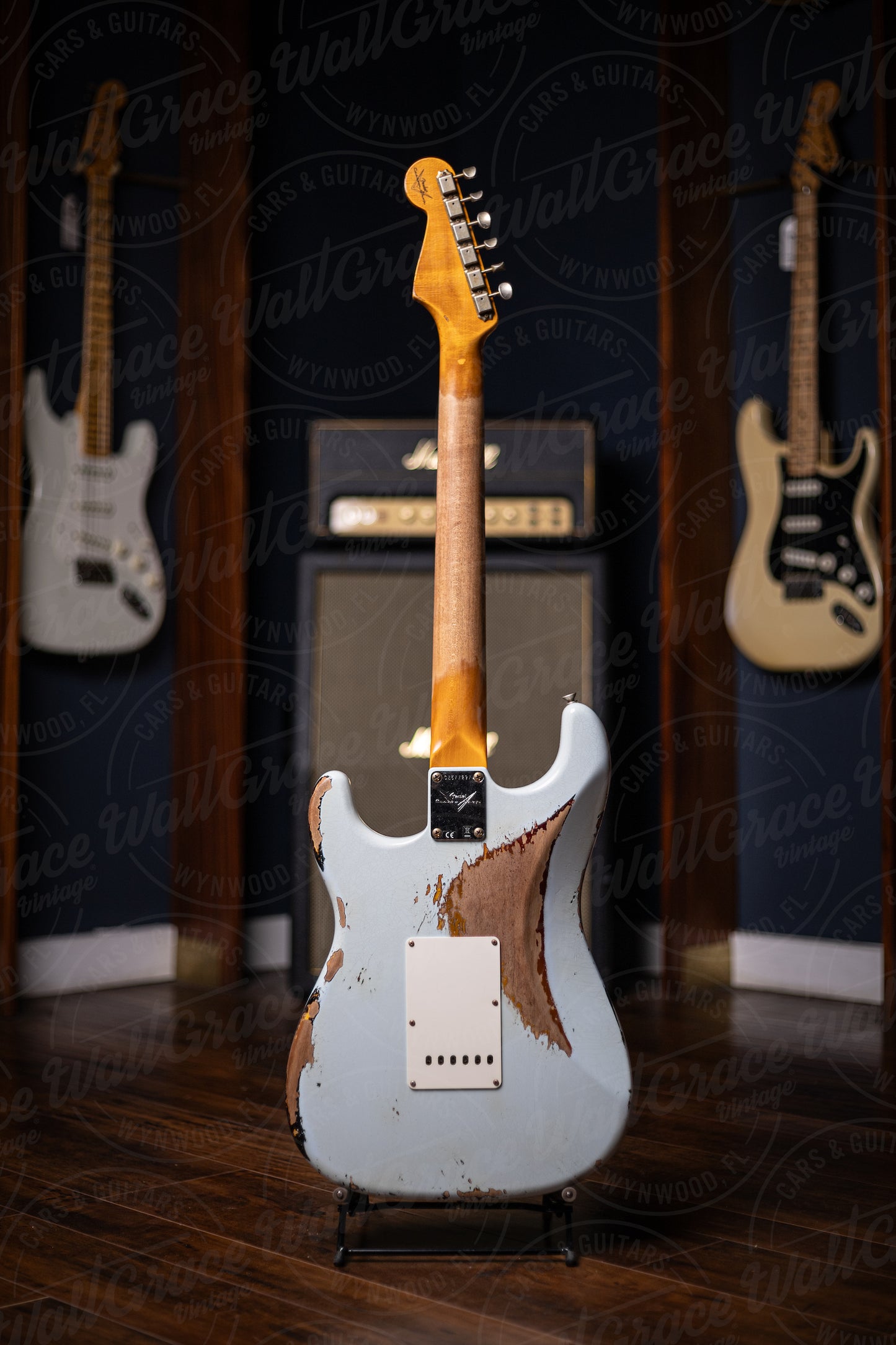 Fender Custom Shop 1960 Stratocaster Heavy Relic Electric Guitar - Aged Sonic over Sunburst