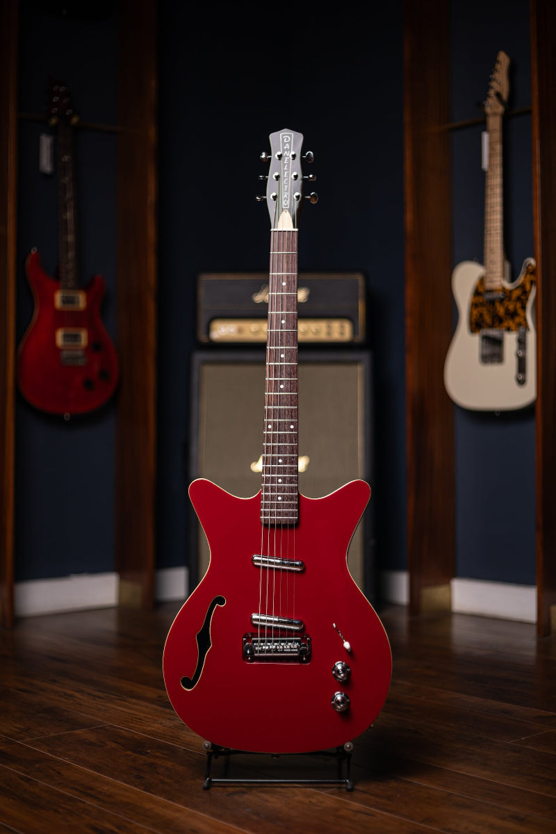 Danelectro Fifty Niner Semi Hollow Electric Guitar - Red Top