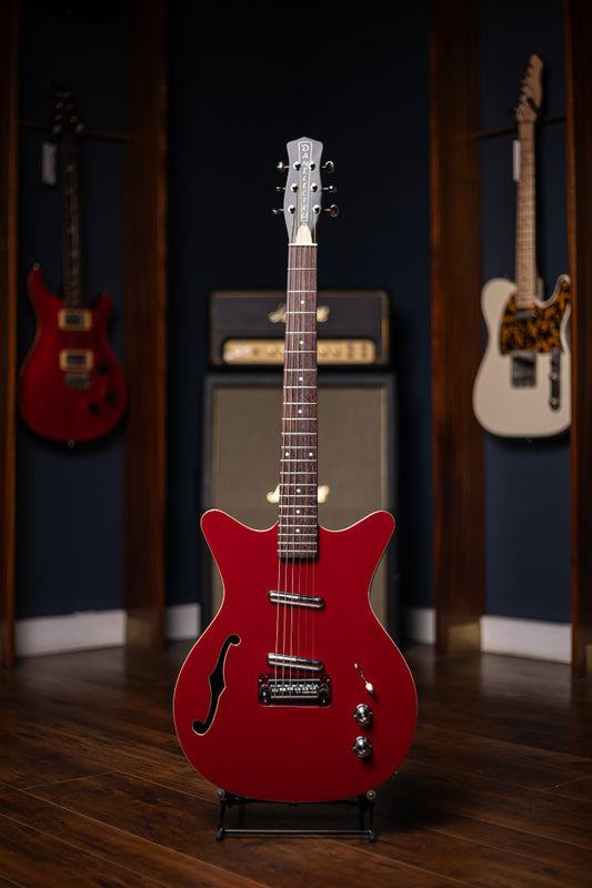 Danelectro Fifty Niner Semi Hollow Electric Guitar - Red Top