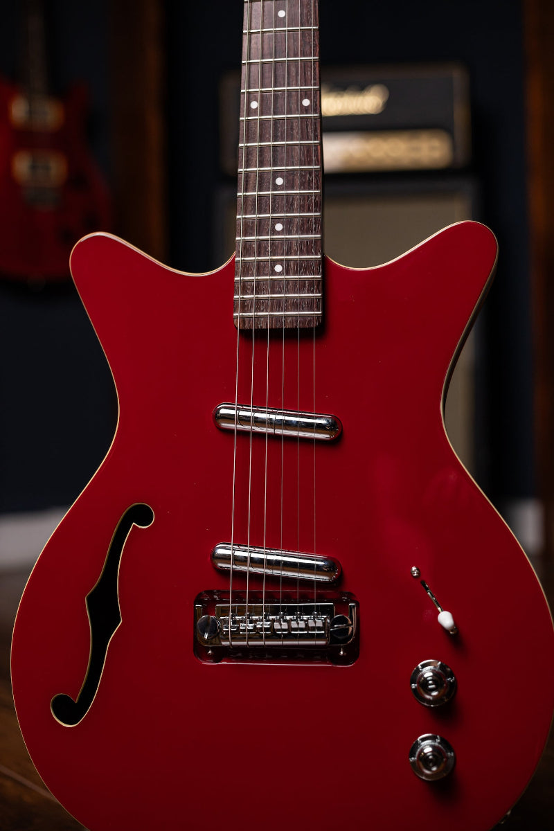 Danelectro Fifty Niner Semi Hollow Electric Guitar - Red Top