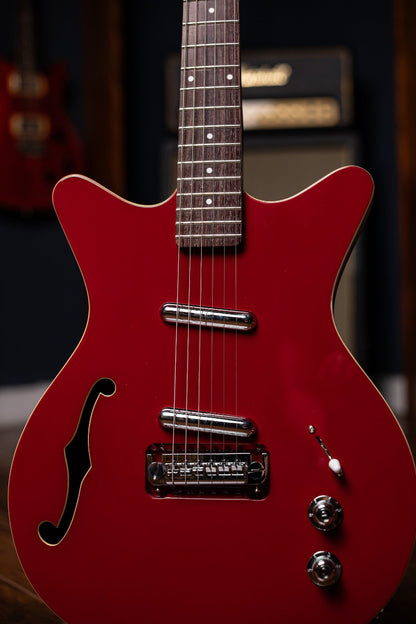 Danelectro Fifty Niner Semi Hollow Electric Guitar - Red Top