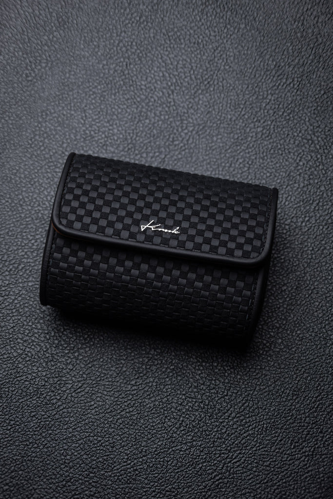 Kruk x Justin Placek Woven Leather Watch Roll