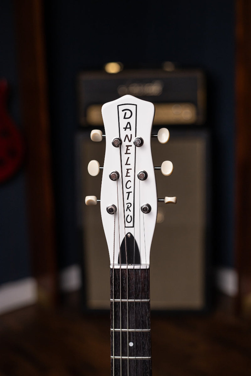 Danelectro PB Special Semi-Hollow Electric Guitar - White