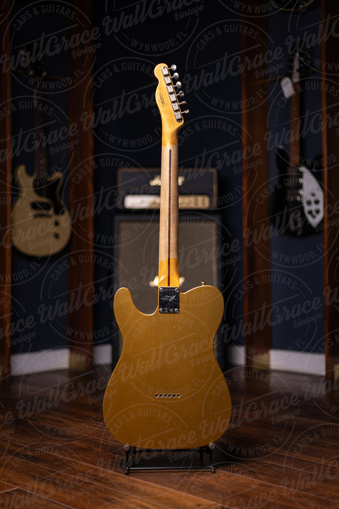 Fender Custom Shop '58 Telecaster Journeyman Relic Electric Guitar - Aged HLE Gold