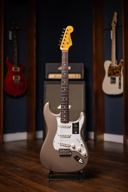 Fender  American Vintage II 1965 Stratocaster Round-Lam Electric Guitar - Shoreline Gold