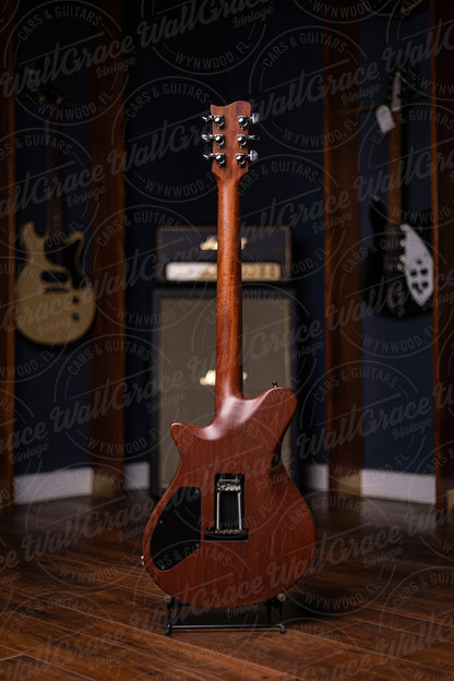 2023 Carneglia Sublime Burl Top Brazilian Board Electric Guitar - Tobacco Burst