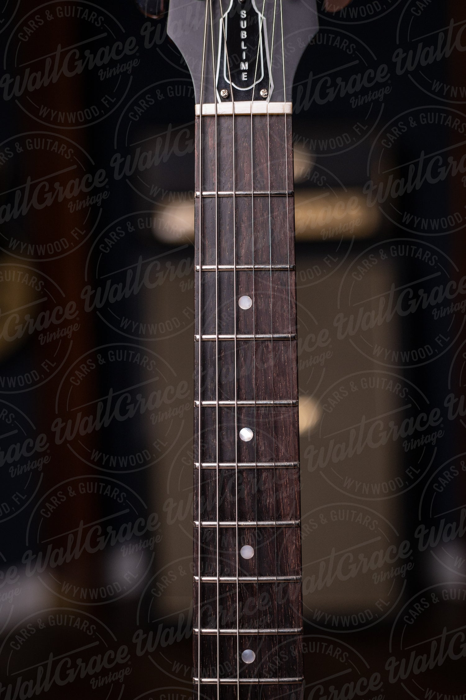 2023 Carneglia Sublime Burl Top Brazilian Board Electric Guitar - Tobacco Burst