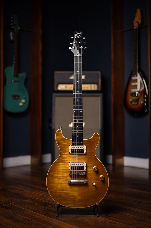1998 Gibson Custom Shop DC Pro Electric Guitar - Trans Amber