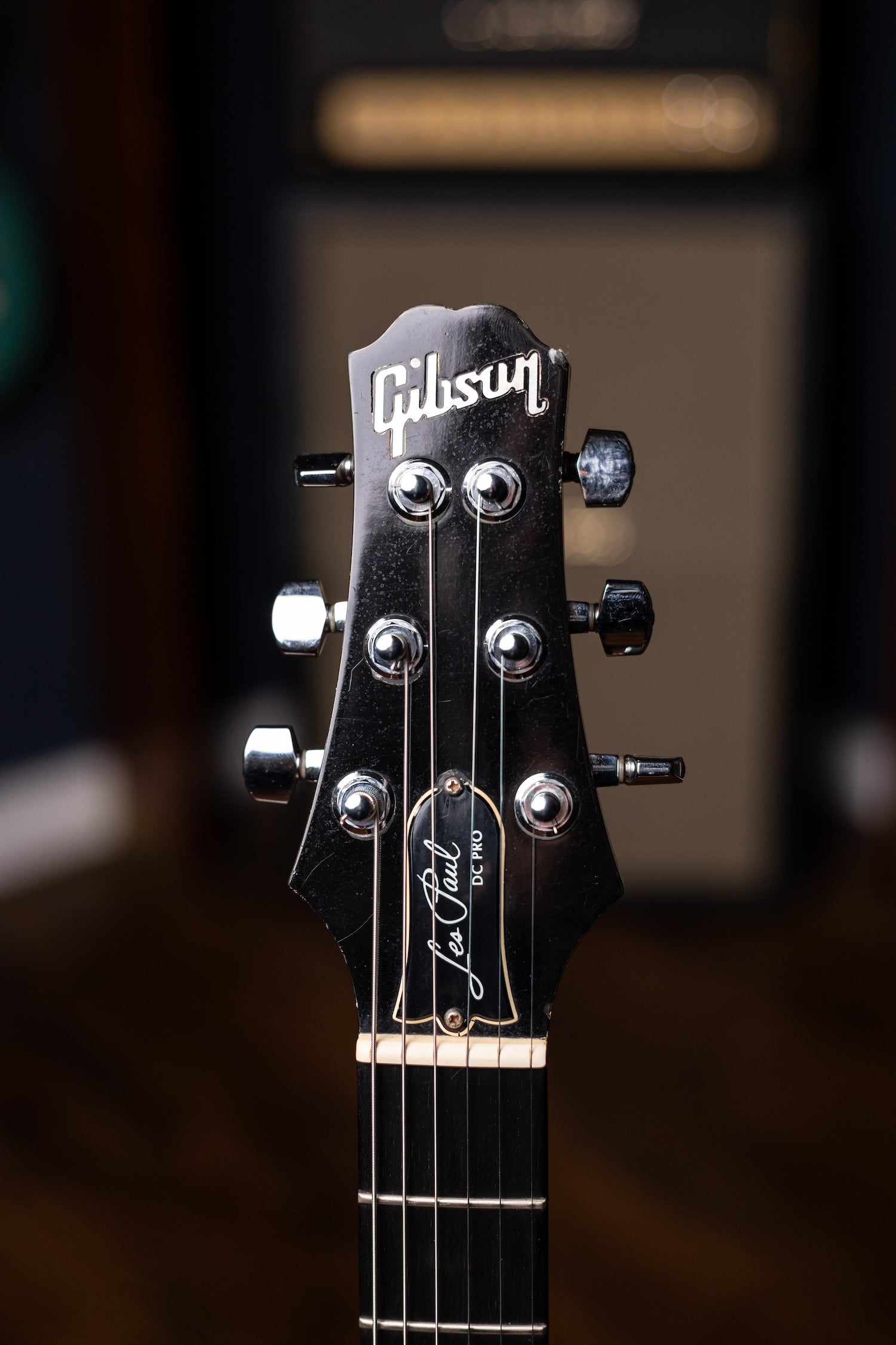 1998 Gibson Custom Shop DC Pro Electric Guitar - Trans Amber
