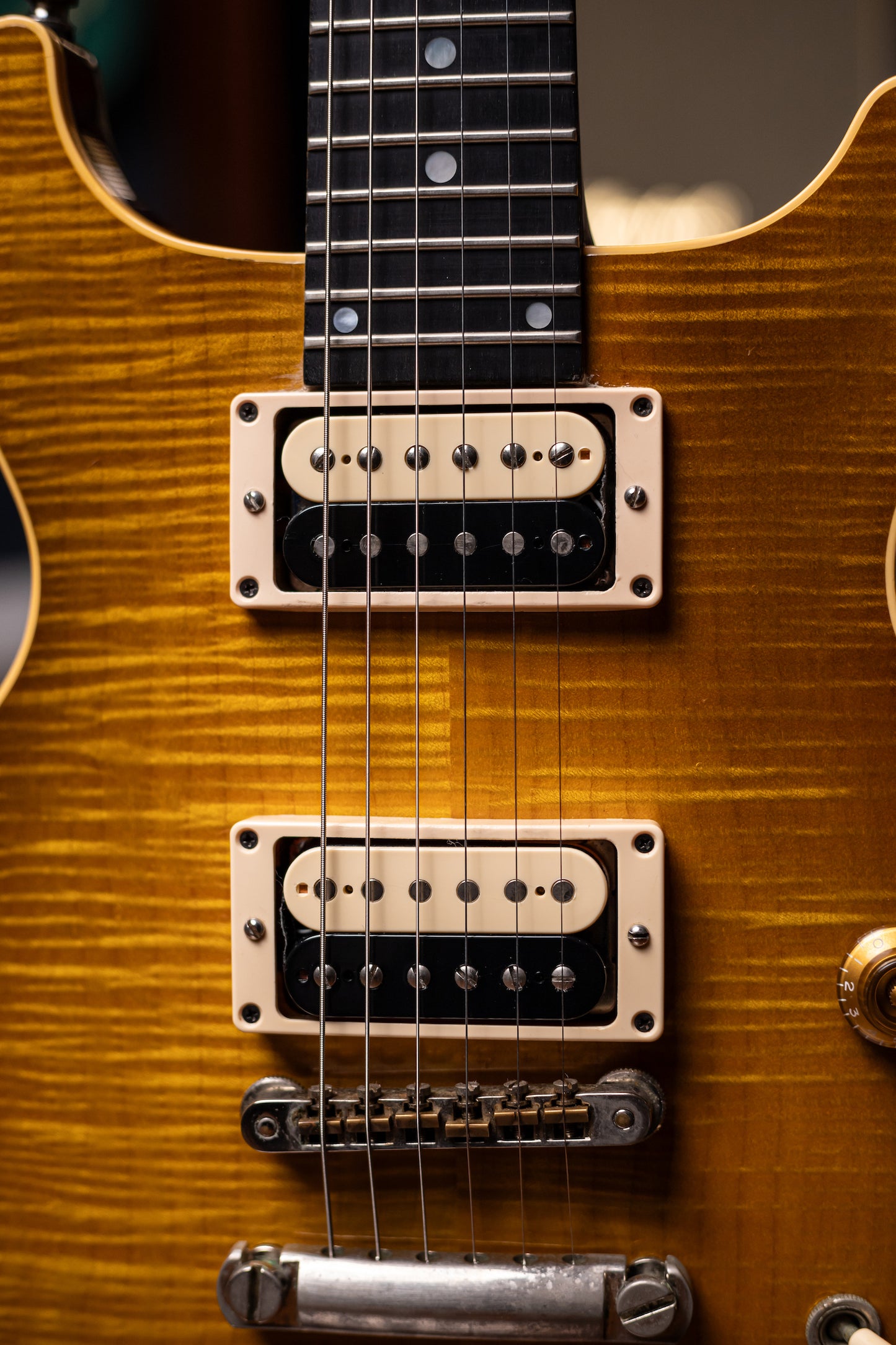 1998 Gibson Custom Shop DC Pro Electric Guitar - Trans Amber