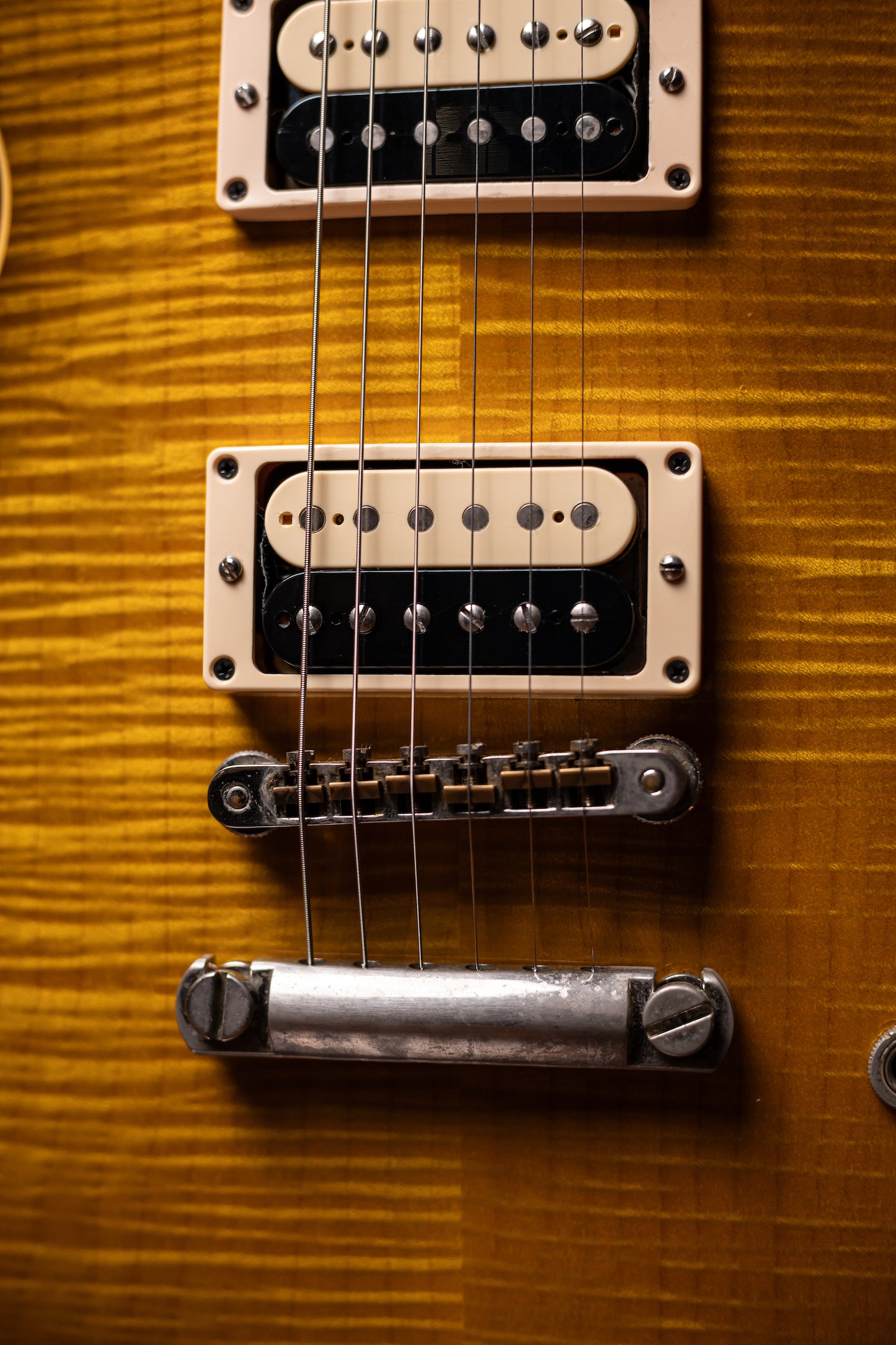 1998 Gibson Custom Shop DC Pro Electric Guitar - Trans Amber