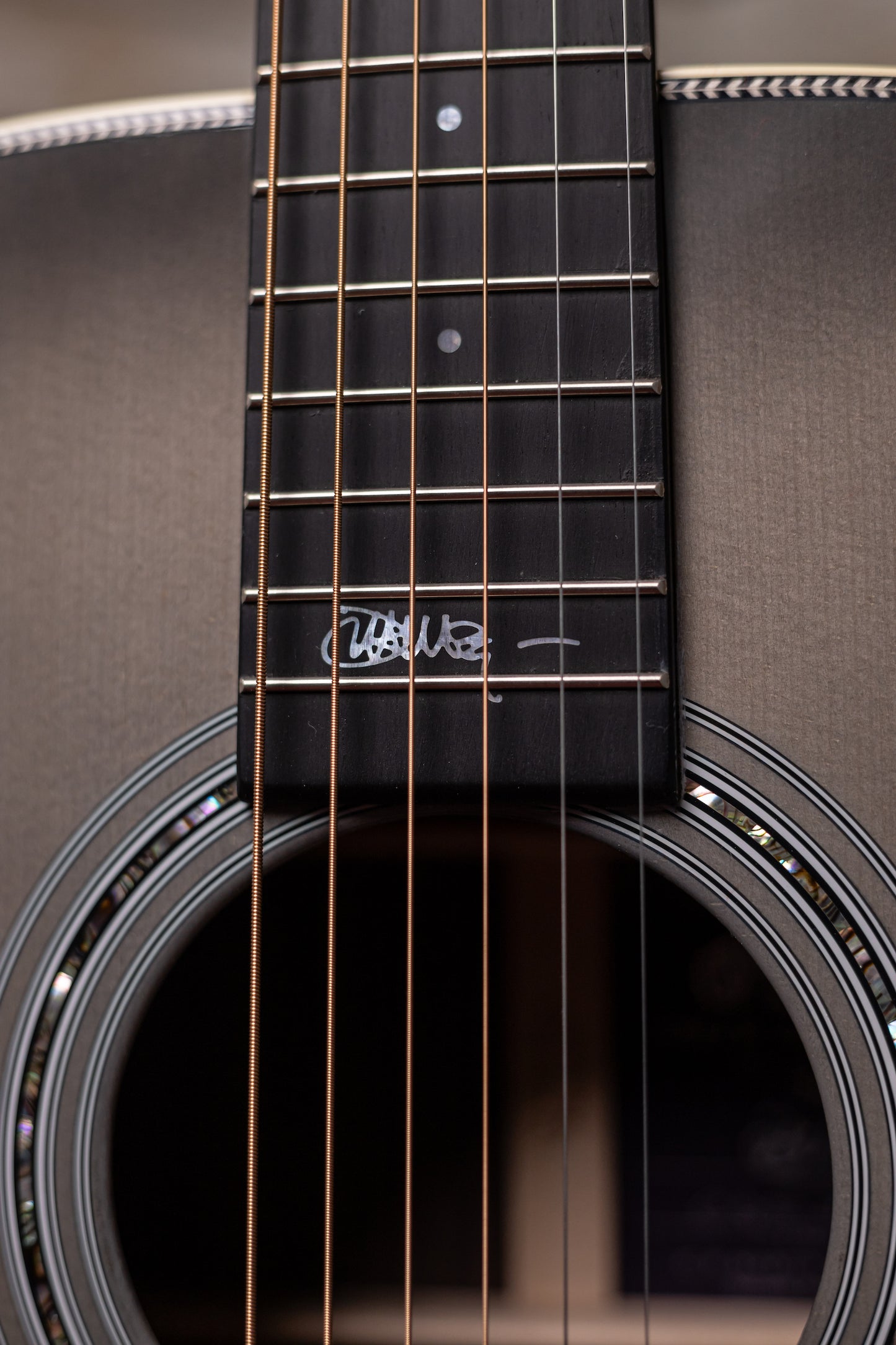 Martin OMJM 20th Anniversary John Mayer Acoustic Guitar - Platinum Gray