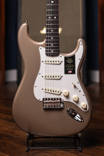 Fender  American Vintage II 1965 Stratocaster Round-Lam Electric Guitar - Shoreline Gold