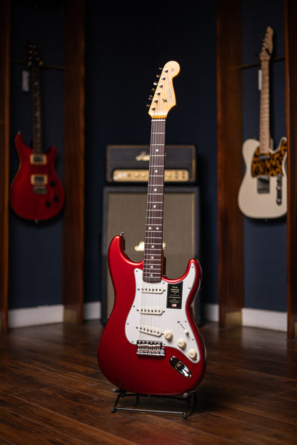 Fender  American Vintage II 1965 Stratocaster Round-Lam Electric Guitar - Candy Apple Red