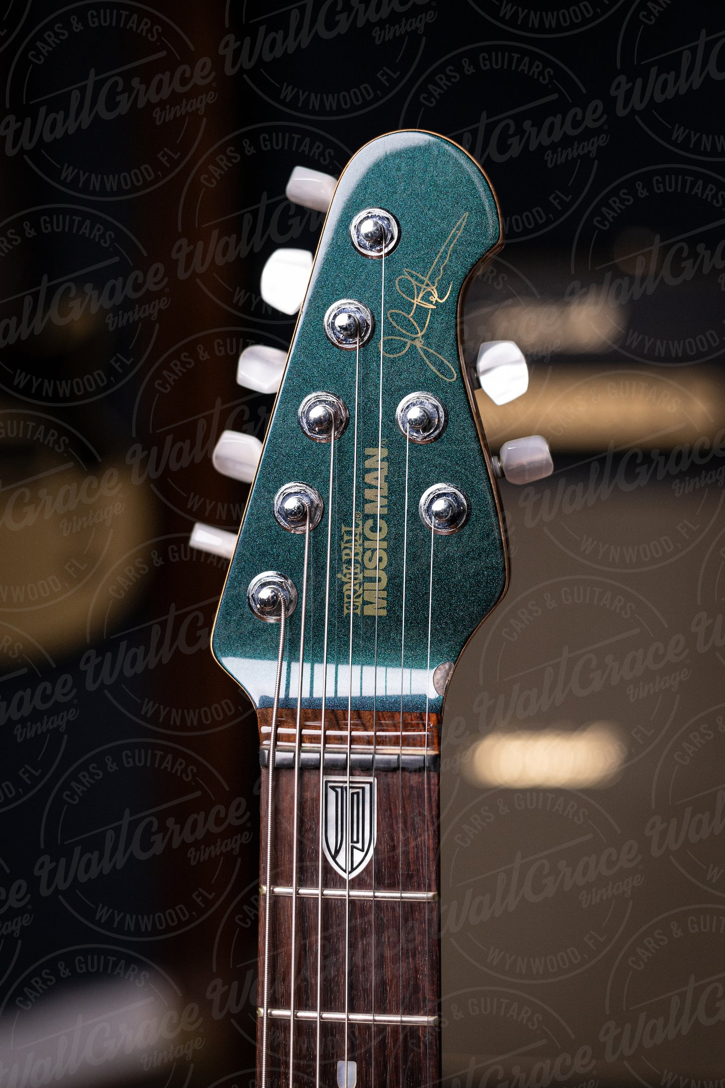 2006 Music-Man John Petrucci JP7 Electric Guitar - Mystic Green