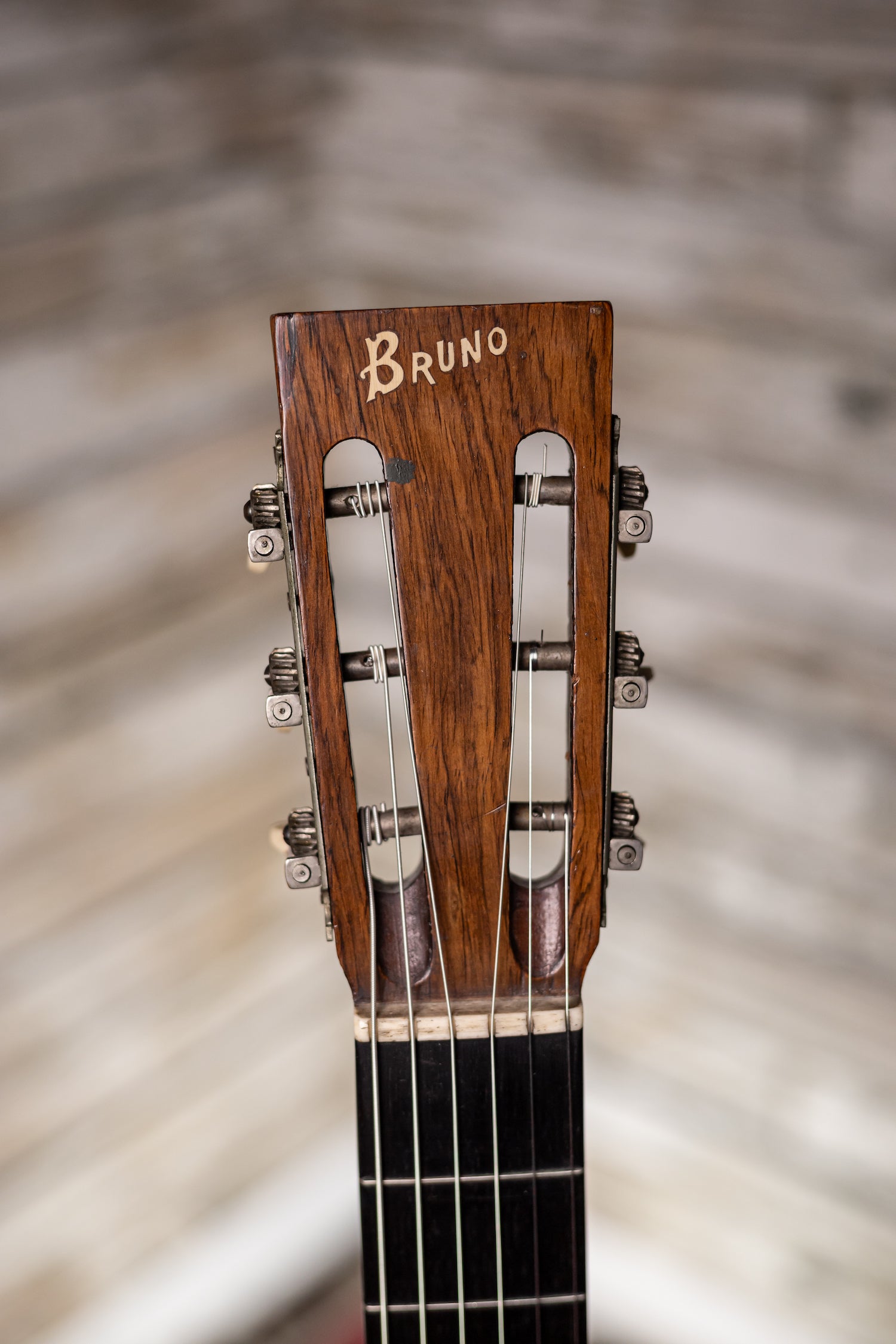 1885 C Bruno & Son Parlor Brazilian Rosewood Acoustic Guitar Natural