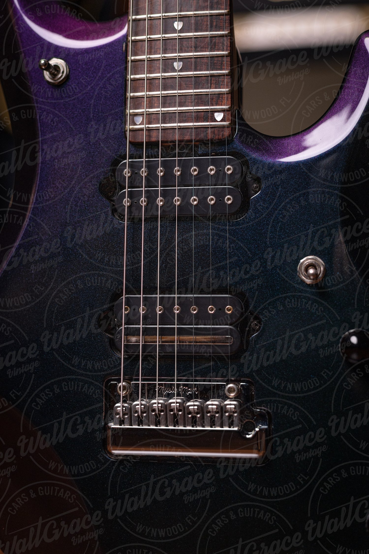 2006 Music-Man John Petrucci JP7 Electric Guitar - Mystic Green