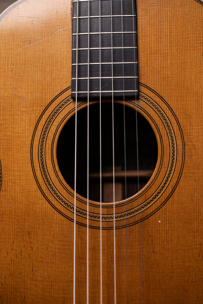 1885 C Bruno & Son Parlor Brazilian Rosewood Acoustic Guitar - Natural