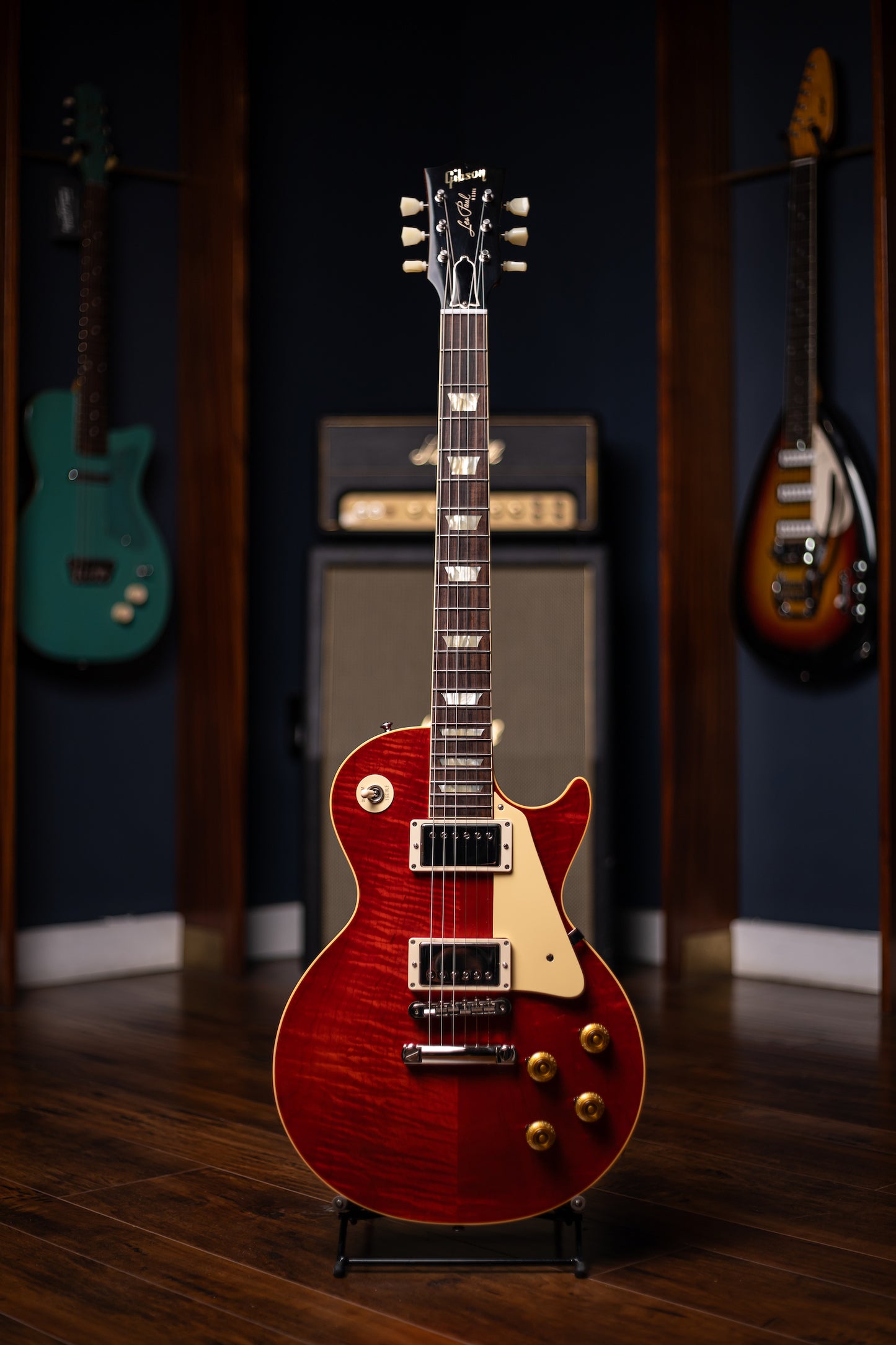 2022 Gibson Custom Shop 1959 Les Paul Reissue "Beauty of the Burst" Electric Guitar - Cherry Red Flame