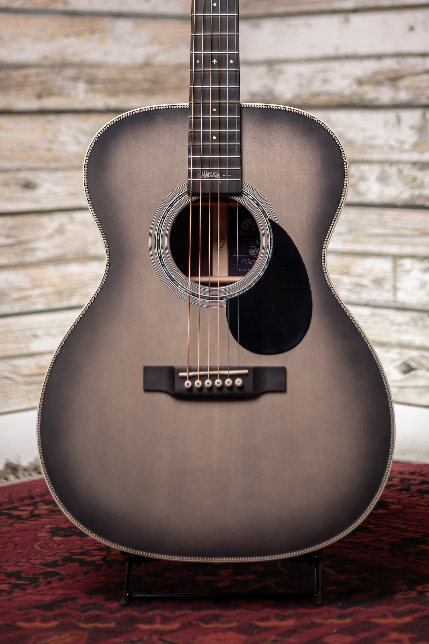 Martin OMJM 20th Anniversary John Mayer Acoustic Guitar - Platinum Gray