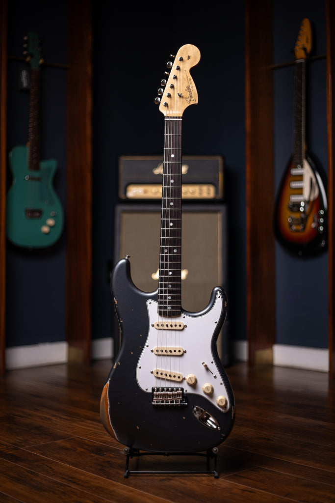 1967 Stratocaster® Relic® with Closet Classic Hardware Electric Guitar - Aged Charcoal Frost Metallic