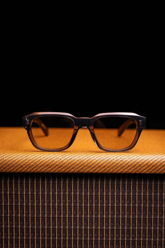Johann Wolff Sunglasses - Dessau in Slate w/ Yellow Lenses