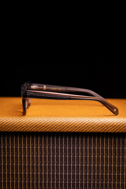Johann Wolff Sunglasses - Dessau in Slate w/ Yellow Lenses