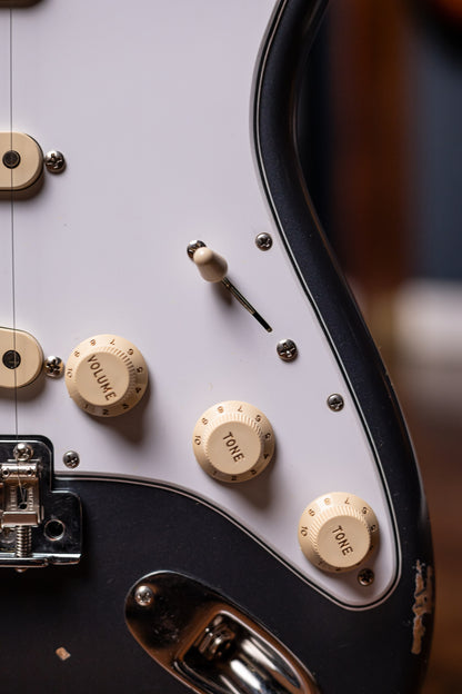 1967 Stratocaster® Relic® with Closet Classic Hardware Electric Guitar - Aged Charcoal Frost Metallic