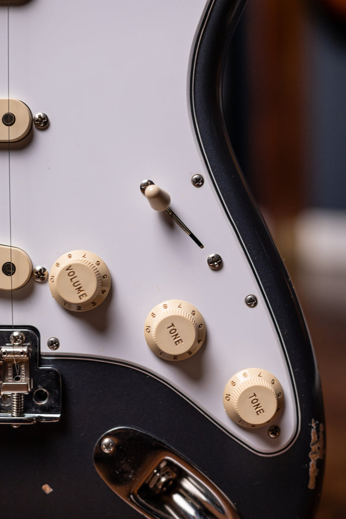 1967 Stratocaster® Relic® with Closet Classic Hardware Electric Guitar - Aged Charcoal Frost Metallic