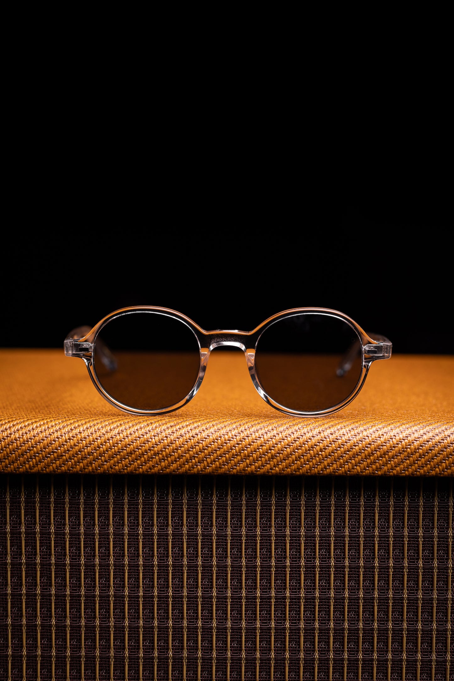 Johann Wolff Sunglasses - Gatsby in Crystal w/ Blue Polarized Lenses