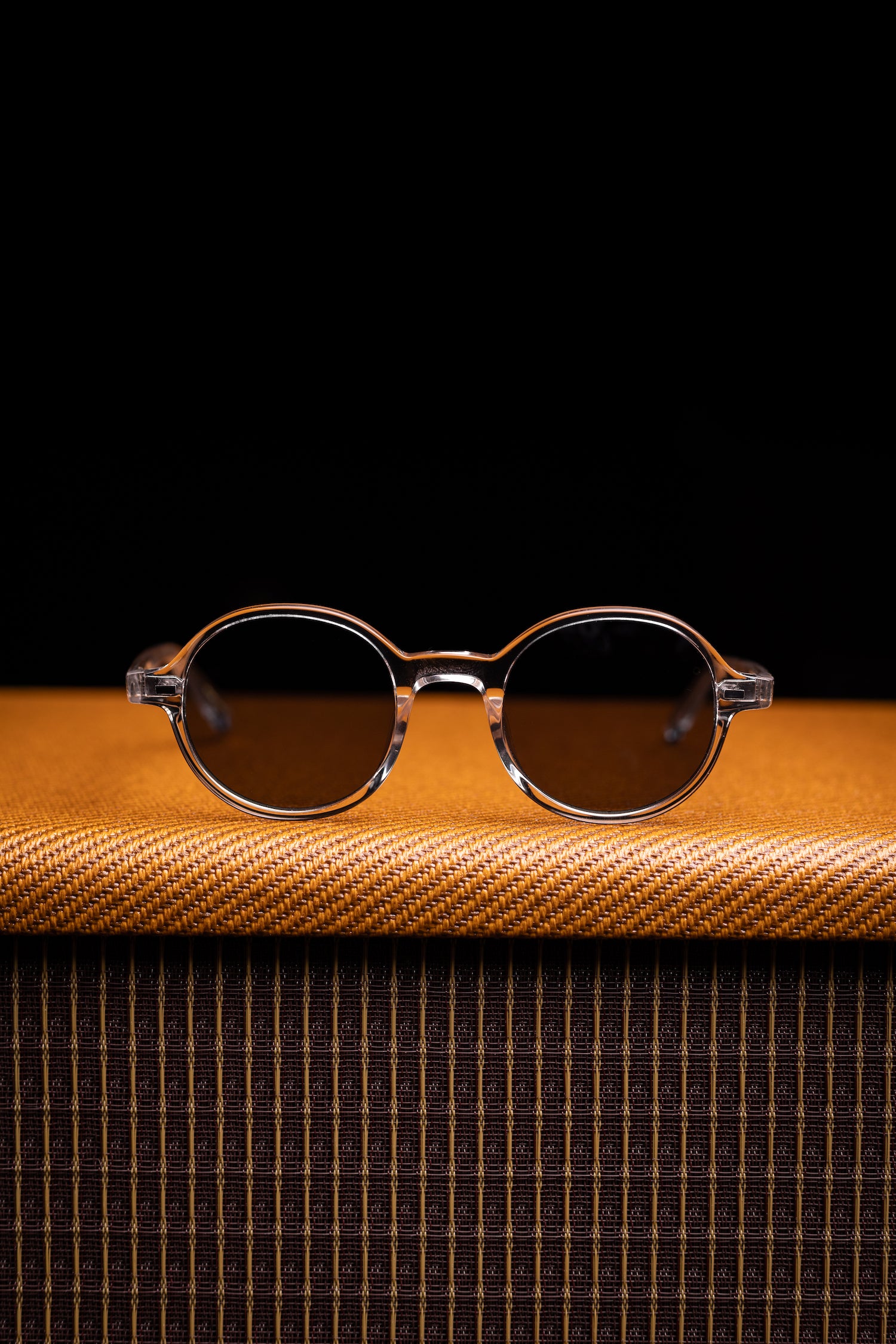 Johann Wolff Sunglasses - Gatsby in Crystal w/ Blue Polarized Lenses