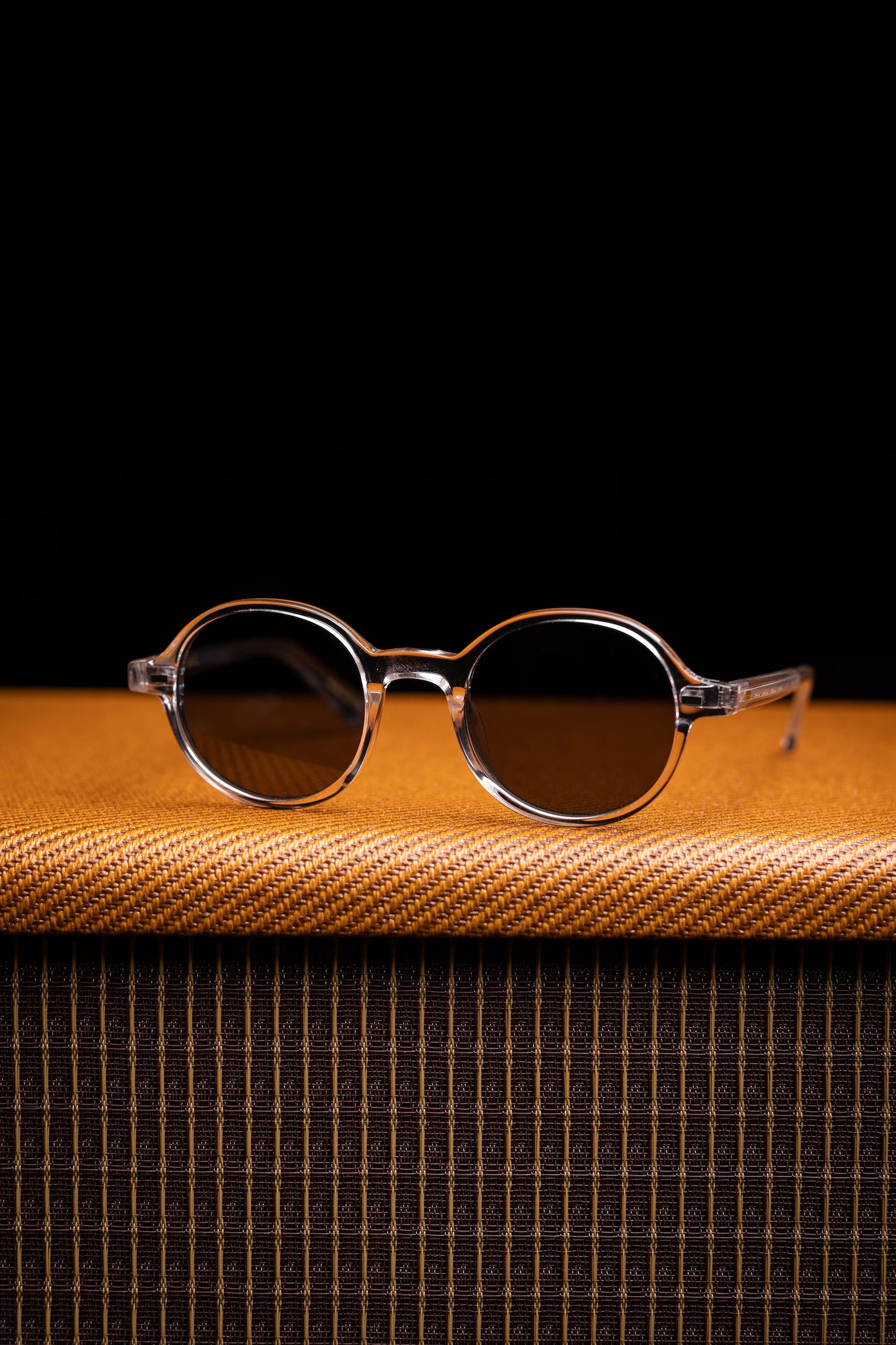 Johann Wolff Sunglasses - Gatsby in Crystal w/ Blue Polarized Lenses