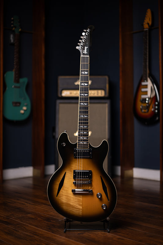 2006 Gibson Vegas Standard Semi Hollow Electric Guitar - Tobacco Sunburst