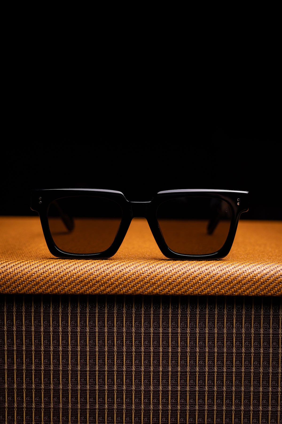 Johann Wolff Sunglasses - Anna in Black w/ Green Polar Lenses