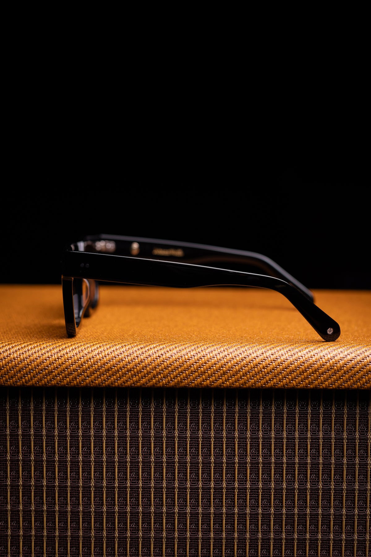 Johann Wolff Sunglasses - Anna in Black w/ Green Polar Lenses