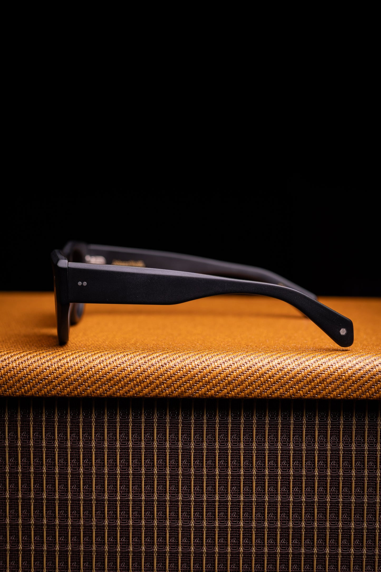 Johann Wolff Sunglasses - Weimar in Matte Black w/ Brown Polarized Lenses
\
