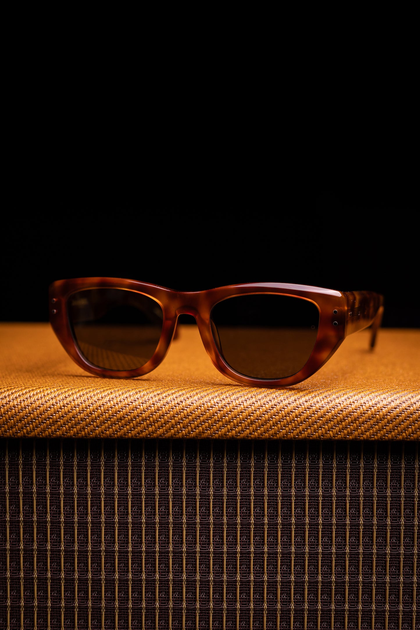 Johann Wolff Sunglasses - Weimar in Vintage Tortoise w/ Green Lenses