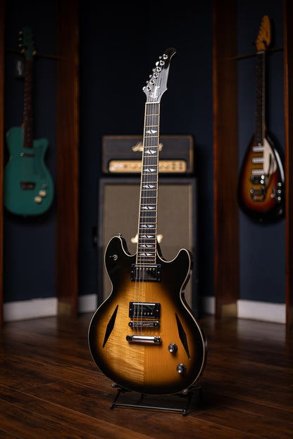 2006 Gibson Vegas Standard Semi Hollow Electric Guitar - Tobacco Sunburst