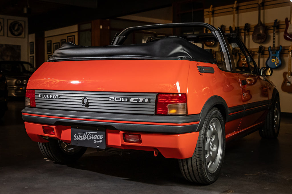 1987 Peugeot 205 CTI Cabriolet - Italian Red