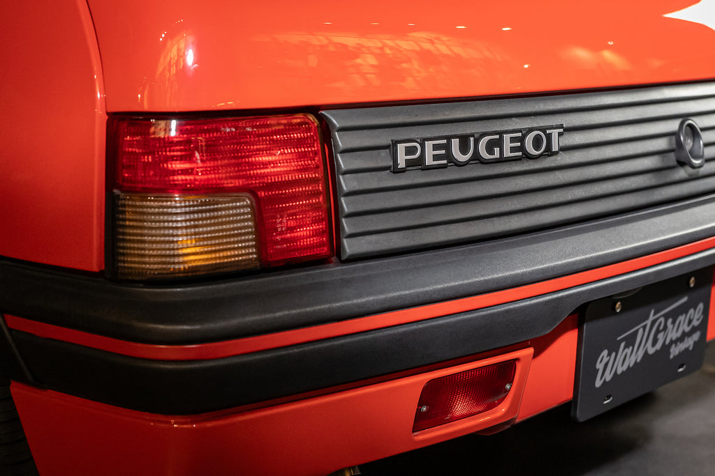 1987 Peugeot 205 CTI Cabriolet - Italian Red
