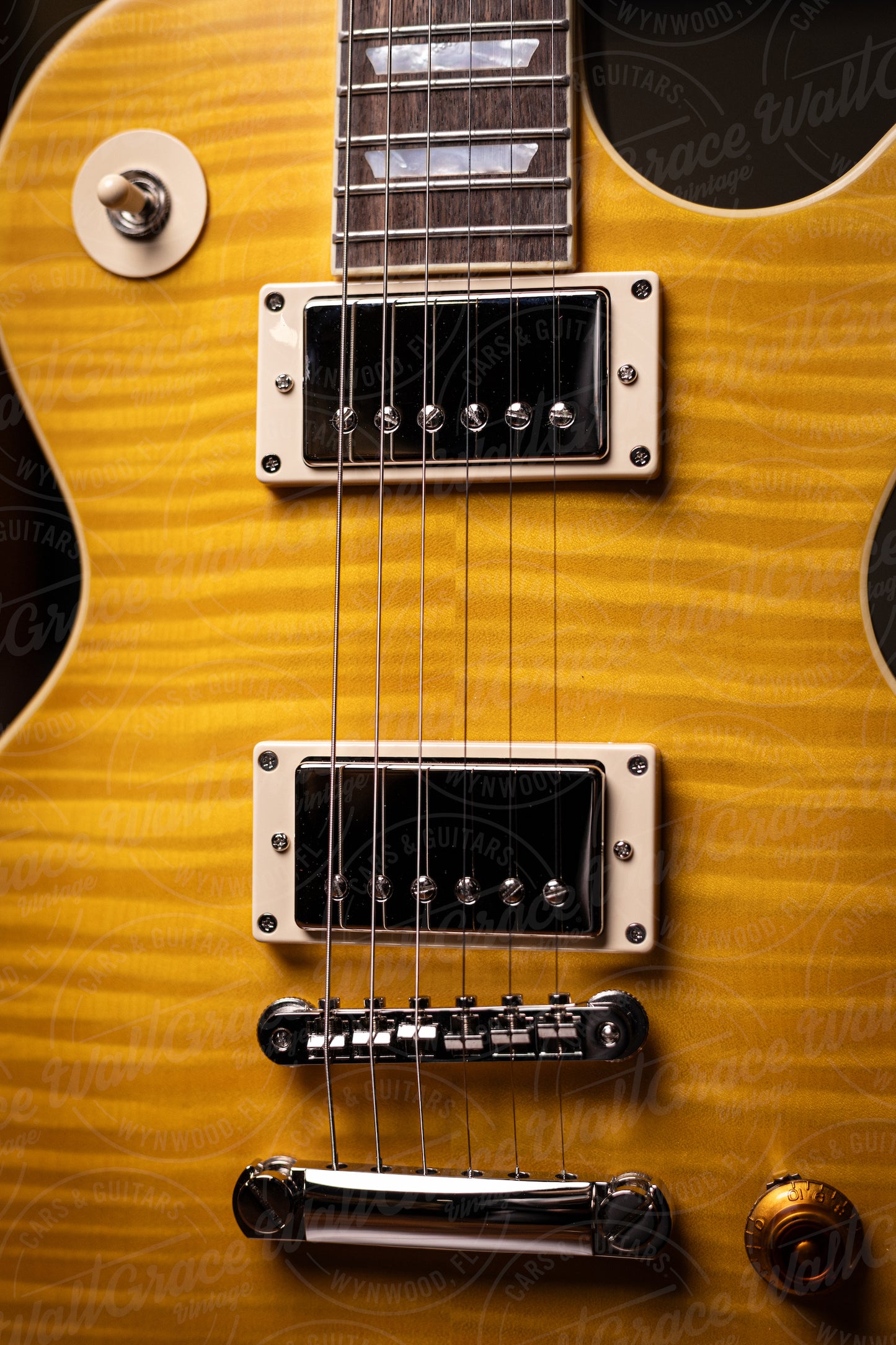 Epiphone Les Paul Kirk Hammett Greeny Electric Guitar - Lemon Burst
