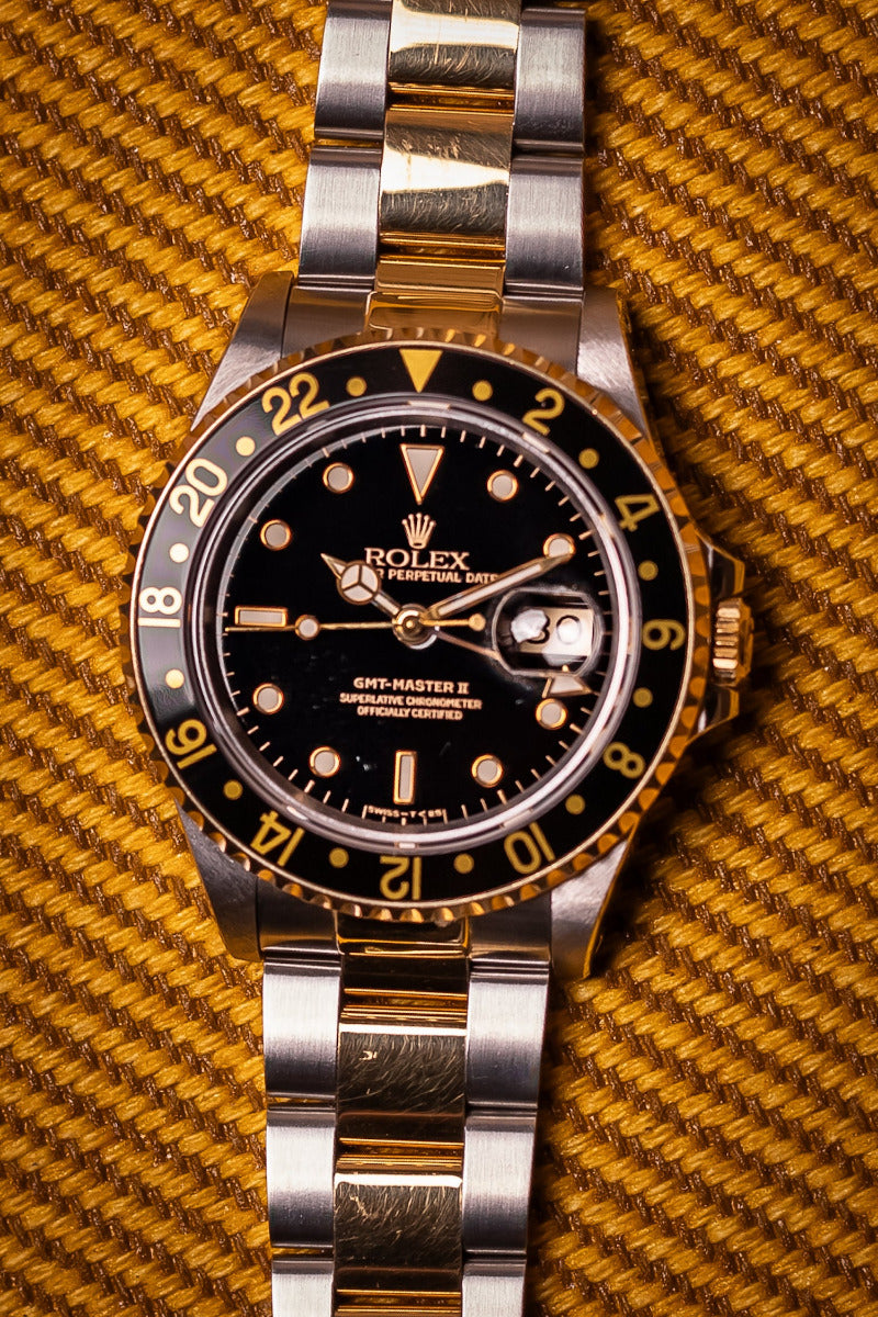 1990 Rolex GMT Master 2 - Two Tone Ref. 16713