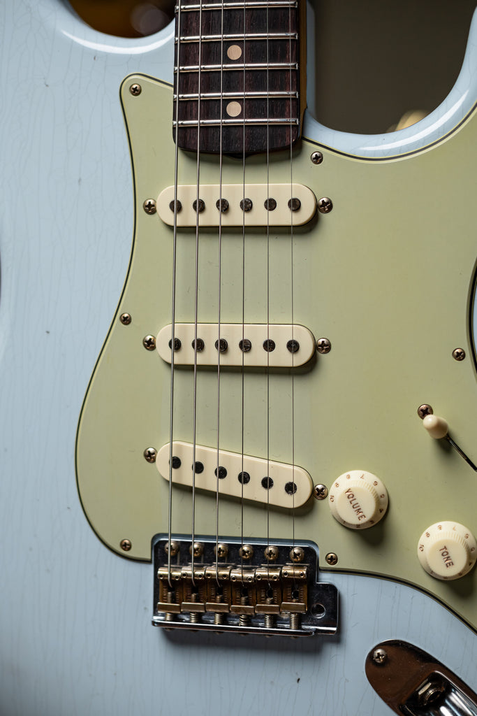 Fender Custom Shop LTD '59 Special Journeyman Relic Stratocaster Electric Guitar - Super Faded Aged Sonic Blue