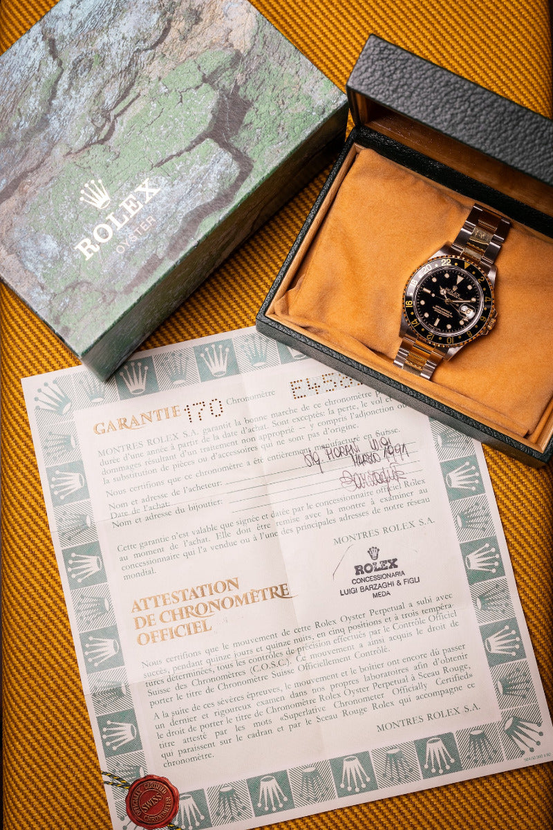 1990 Rolex GMT Master 2 - Two Tone Ref. 16713