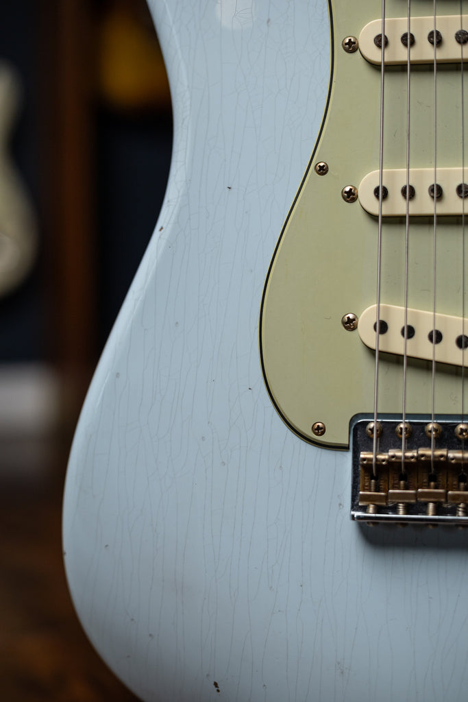 Fender Custom Shop LTD '59 Special Journeyman Relic Stratocaster Electric Guitar - Super Faded Aged Sonic Blue