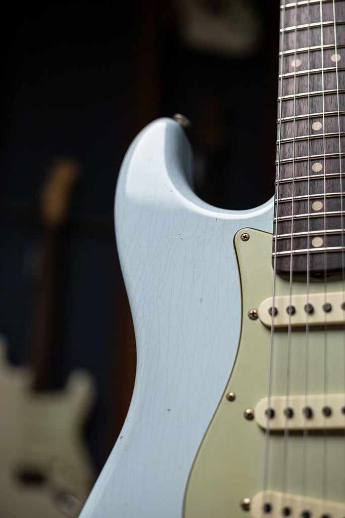 Fender Custom Shop LTD '59 Special Journeyman Relic Stratocaster Electric Guitar - Super Faded Aged Sonic Blue