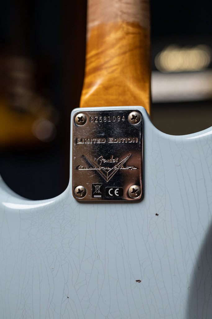 Fender Custom Shop LTD '59 Special Journeyman Relic Stratocaster Electric Guitar - Super Faded Aged Sonic Blue