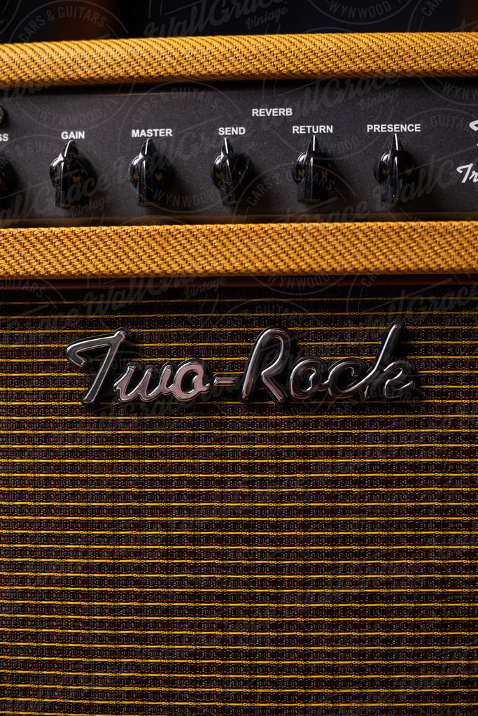 PRE-ORDER! Two-Rock Traditional Clean 40/20 Watt 1x12” Tube Combo Amp - Lacquered Tweed, Oxblood with Strip Grill